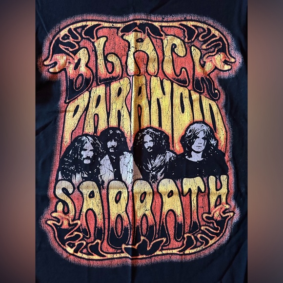 🆕 NWT Black Sabbath Paranoid T-shirt size Medium 🎸 Hot Topic - Picture 3 of 7